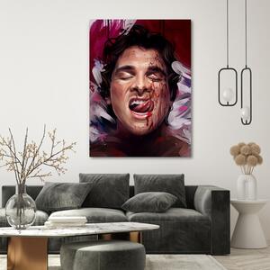 Obraz na plátne Americké psycho, Christian Bale - Dmitry Belov Rozmery: 40 x 60 cm