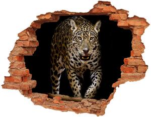 Diera 3D v stene nálepka Jaguár nd-c-71556052