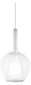 Ideal Lux - Závesný luster na lanku KALIQUE 1xE27/42W/230V priemer 18 cm priehľadný