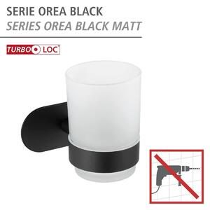 WENKO TurboLoc OREA BLACK čierna 10x10x10 cm