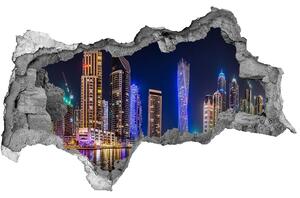 Nálepka fototapeta 3D výhľad Dubaj v noci nd-b-64879724
