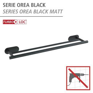 WENKO TurboLoc OREA BLACK čierna 5x60x12 cm