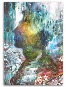 Obraz na plátne Magická postava v lese - Barrett Biggers Rozmery: 40 x 60 cm
