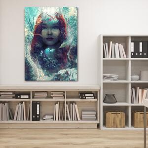 Obraz na plátne Malá morská víla Arielka - Barrett Biggers Rozmery: 40 x 60 cm