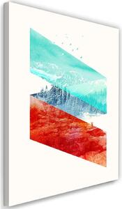 Obraz na plátne Hory vo farbách - Robert Farkas Rozmery: 40 x 60 cm