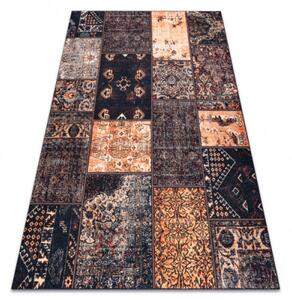 Koberec ANTIKA Ancient Chocolate patchwork hnedý / terakota