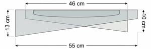 LED Stropné svietidlo GALAXY MODERN LED/24W/230V pr. 55 cm biela