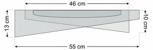 LED Stropné svietidlo GALAXY MODERN LED/24W/230V pr. 55 cm sivá/béžová/zlatá
