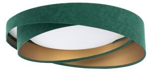 LED stropné svietidlo GALAXY MODERN LED/24W/230V, priemer 55 cm, zelená/zlatá