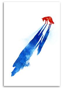 Obraz na plátne Tieň modrej líšky - Robert Farkas Rozmery: 40 x 60 cm