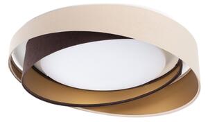 LED stropné svietidlo GALAXY MODERN LED/24W/230V priemer 55 cm béžová/hnedá/zlatá