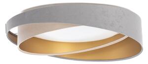 LED Stropné svietidlo GALAXY MODERN LED/24W/230V pr. 55 cm sivá/béžová/zlatá