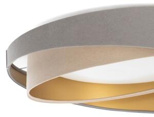 LED Stropné svietidlo GALAXY MODERN LED/24W/230V pr. 55 cm sivá/béžová/zlatá