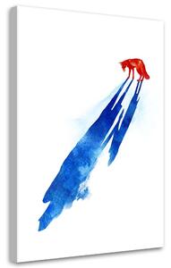 Obraz na plátne Tieň modrej líšky - Robert Farkas Rozmery: 40 x 60 cm