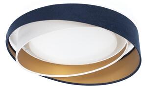 LED stropné svietidlo GALAXY MODERN LED/24W/230V pr. 55 cm modrá/biela/zlatá