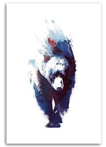 Obraz na plátne Akvarelový medveď - Robert Farkas Rozmery: 40 x 60 cm