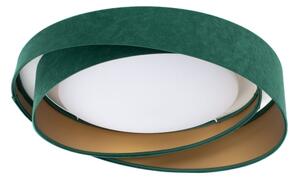 LED stropné svietidlo GALAXY MODERN LED/24W/230V, priemer 55 cm, zelená/zlatá