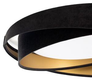 LED stropné svietidlo GALAXY MODERN LED/24W/230V pr. 55 cm čierna/zlatá