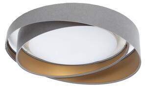 LED stropné svietidlo GALAXY MODERN LED/24W/230V, priemer 55 cm, sivá/zlatá
