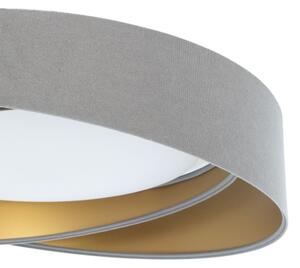 LED stropné svietidlo GALAXY MODERN LED/24W/230V, priemer 55 cm, sivá/zlatá