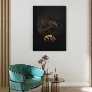 Obraz na plátne Zlatou čiarou - Robert Farkas Rozmery: 40 x 60 cm