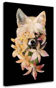 Obraz na plátne Líška v lila kvetoch - Robert Farkas Rozmery: 40 x 60 cm