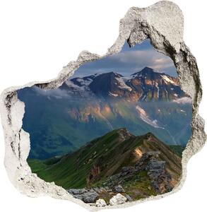 Diera 3D fototapety nálepka Vrcholky hôr nd-p-91952408