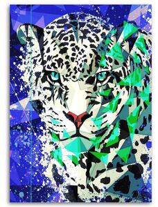 Obraz na plátne Biely gepard ako ručne maľovaný - Cantu Rozmery: 40 x 60 cm