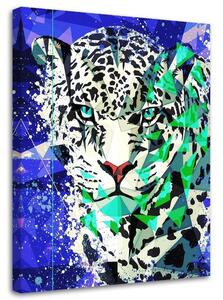 Obraz na plátne Biely gepard ako ručne maľovaný - Cantu Rozmery: 40 x 60 cm