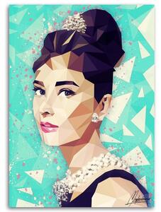 Obraz na plátne Audrey Hepburn s drdolom - Cantu Rozmery: 40 x 60 cm