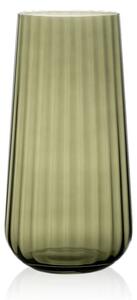 SKLENENÁ VÁZA RONA DECO FADE EMERALD 25CM