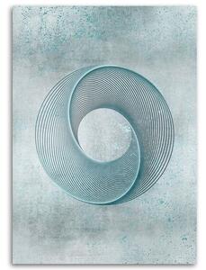 Obraz na plátne Modrý kruh - Andrea Haase Rozmery: 40 x 60 cm