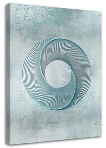 Obraz Modrý kruh - Andrea Haase Veľkosť: 40 x 60 cm, Prevedenie: Obraz na plátne