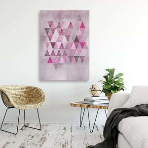 Obraz na plátne Zbierka ružových trojuholníkov - Andrea Haase Rozmery: 40 x 60 cm