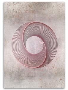 Obraz na plátne Ružový kruh - Andrea Haase Rozmery: 40 x 60 cm