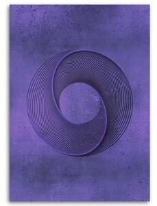 Obraz na plátne Fialový kruh - Andrea Haase Rozmery: 40 x 60 cm