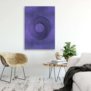 Obraz na plátne Fialový kruh - Andrea Haase Rozmery: 40 x 60 cm