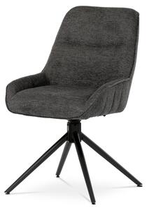 Jedálenská stolička ZANE sivá/čierna
