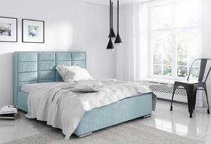 Manželská posteľ 180x200 CAFFARA - modrá