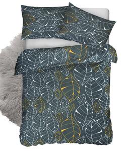 Obliečky z mikrovlákna s bavlneným efektom MARETA šedé