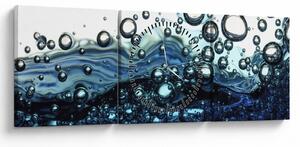 Obraz bubliniek (s hodinami) (90x30 cm)