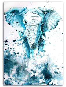 Obraz na plátne Maľovaný slon - Marta Horodniczy Rozmery: 40 x 60 cm