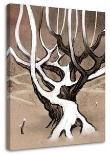 Obraz na plátne Abstraktný strom - Mikolaj Zabrzenski Rozmery: 40 x 60 cm