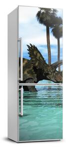 Foto tapeta na chladničku Dinozaury na pláži XL