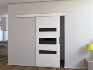 Posuvné dvere BARRET 4 - 96 cm, biele