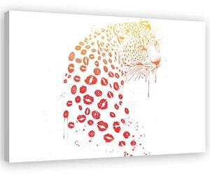 Obraz na plátne Leopard v ústach - Rykker Rozmery: 60 x 40 cm