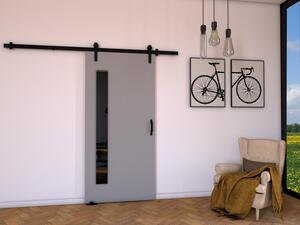 Interiérové dvere na stenu BUSHLAND 7 - 96 cm, šedé