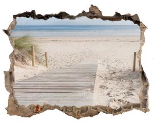 Nálepka fototapeta 3D výhled beton Pláž nd-k-74072546