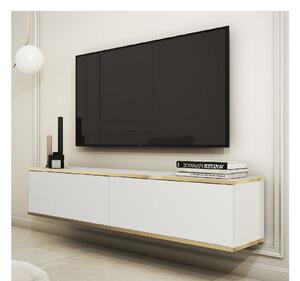 Televízny stolík REFUGIO - 135 cm, biely
