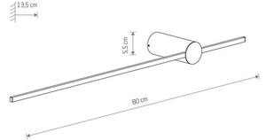 Nástenné svietidlo Nowodvorski SABER LED M 10853